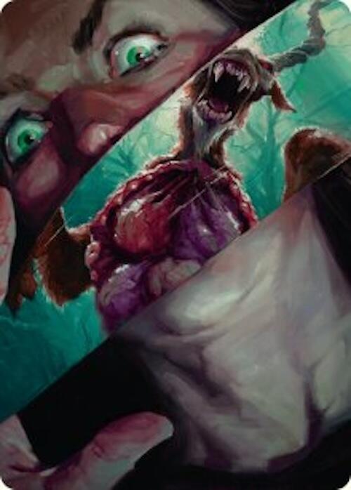 Hauntwoods Shrieker Art Card [Duskmourn: House of Horror Art Series] | L.A. Mood Comics and Games
