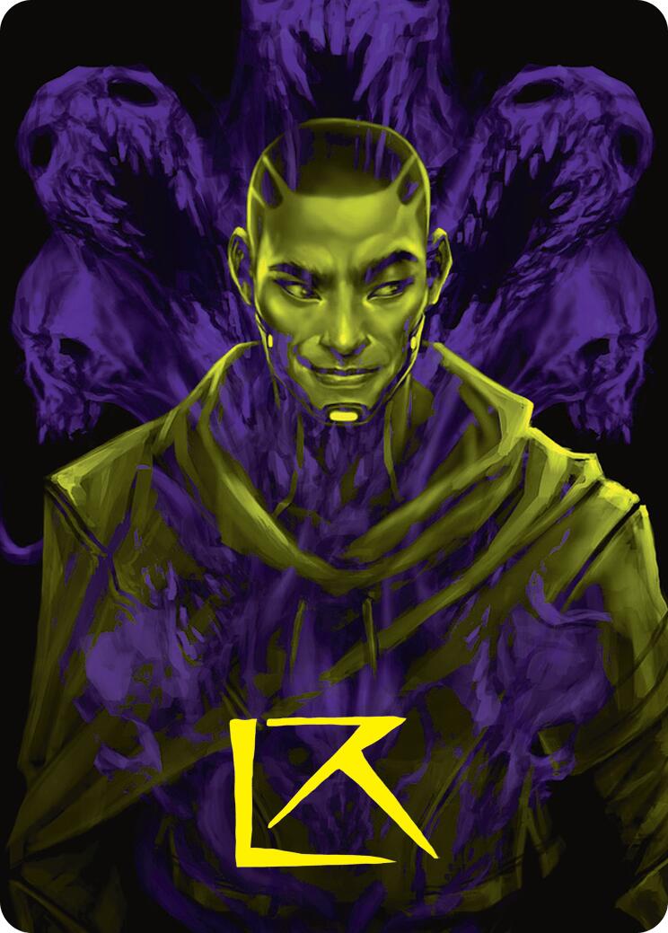 Kaito, Bane of Nightmares Art Card (Gold-Stamped Signature) [Duskmourn: House of Horror Art Series] | L.A. Mood Comics and Games
