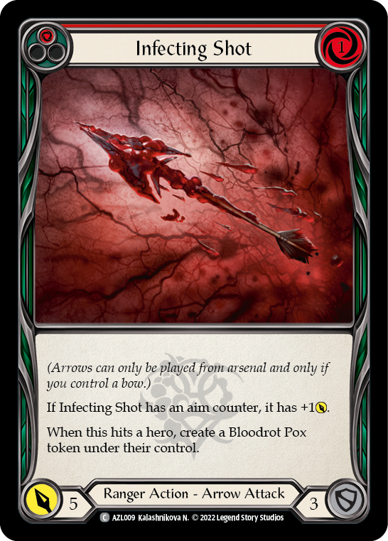 Infecting Shot (Red) [AZL009] (Outsiders Azalea Blitz Deck) | L.A. Mood Comics and Games