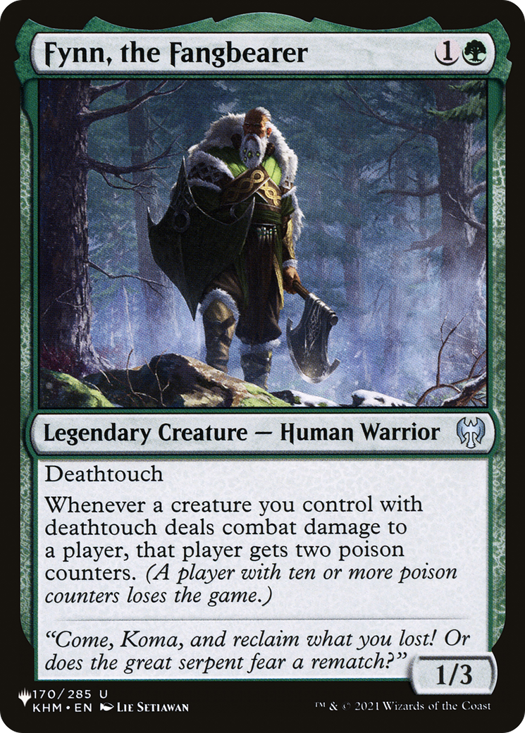 Fynn, the Fangbearer [The List] | L.A. Mood Comics and Games