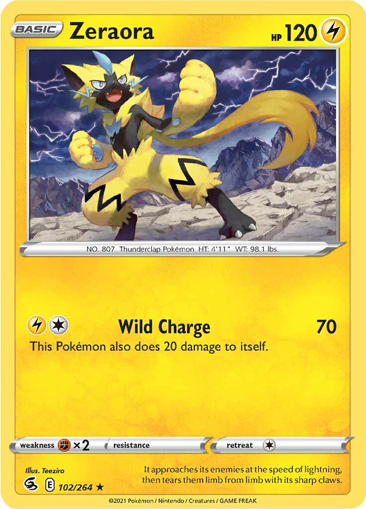 Zeraora (102/264) [Sword & Shield: Fusion Strike] | L.A. Mood Comics and Games