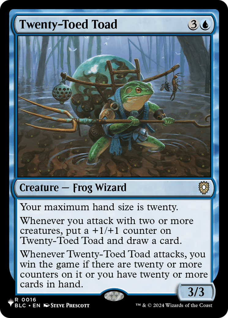 Twenty-Toed Toad [The List] | L.A. Mood Comics and Games