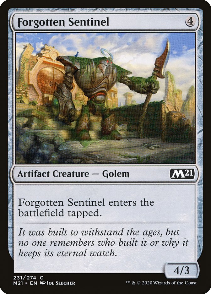 Forgotten Sentinel [Core Set 2021] | L.A. Mood Comics and Games