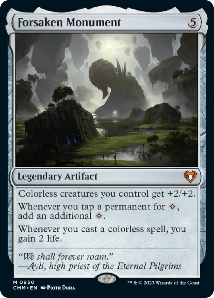 Forsaken Monument [Commander Masters] | L.A. Mood Comics and Games