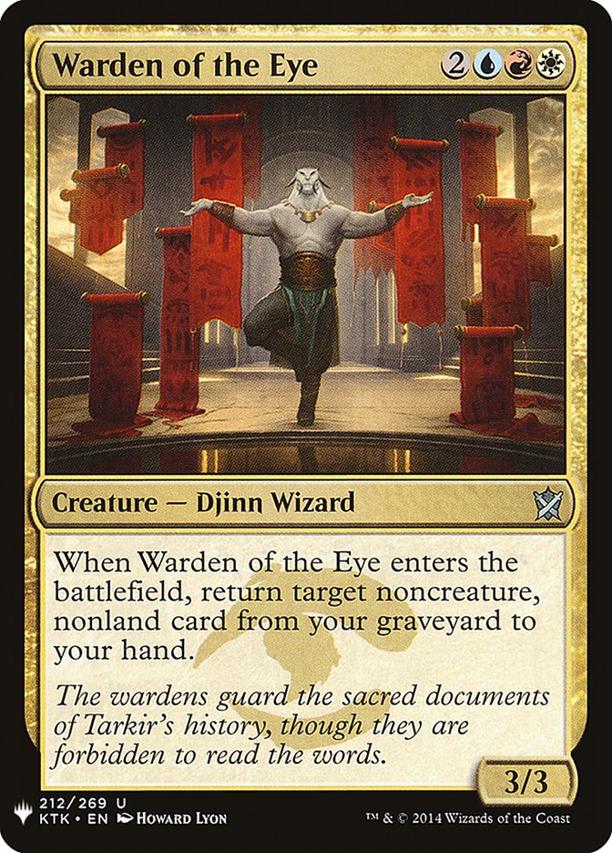 Warden of the Eye [Mystery Booster] | L.A. Mood Comics and Games