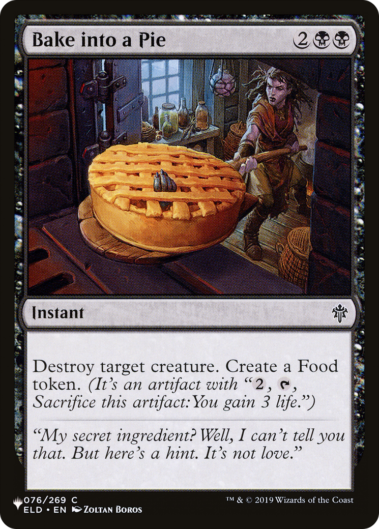 Bake into a Pie [The List] | L.A. Mood Comics and Games
