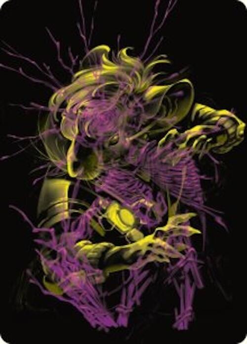 Nashi, Searcher in the Dark Art Card (43/54) [Duskmourn: House of Horror Art Series] | L.A. Mood Comics and Games