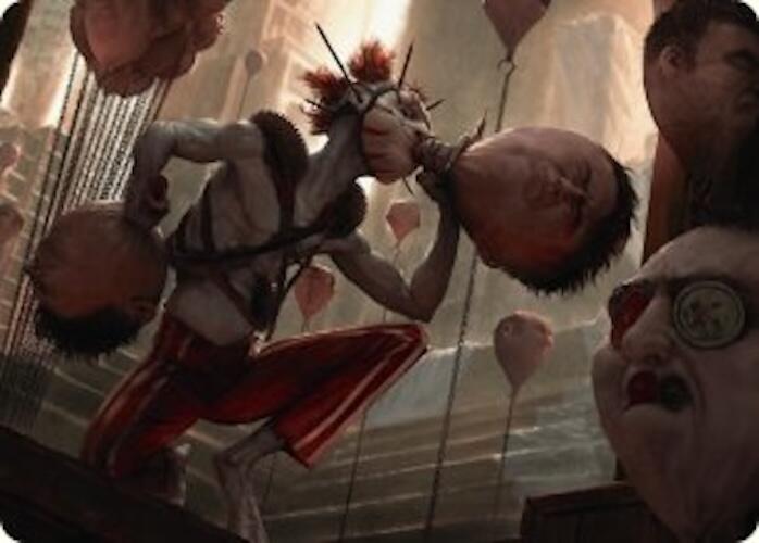 The Jolly Balloon Man Art Card [Duskmourn: House of Horror Art Series] | L.A. Mood Comics and Games