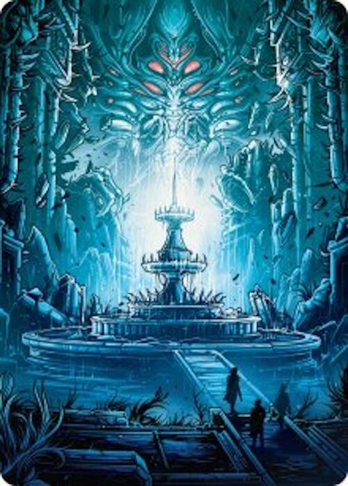 Island Art Card [Duskmourn: House of Horror Art Series] | L.A. Mood Comics and Games