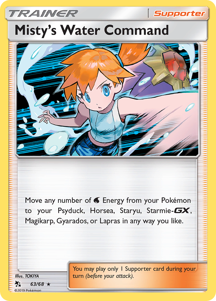 Misty's Water Command (63/68) [Sun & Moon: Hidden Fates] | L.A. Mood Comics and Games