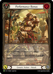 Performance Bonus (Red) [FAB202] (Promo)  Rainbow Foil | L.A. Mood Comics and Games