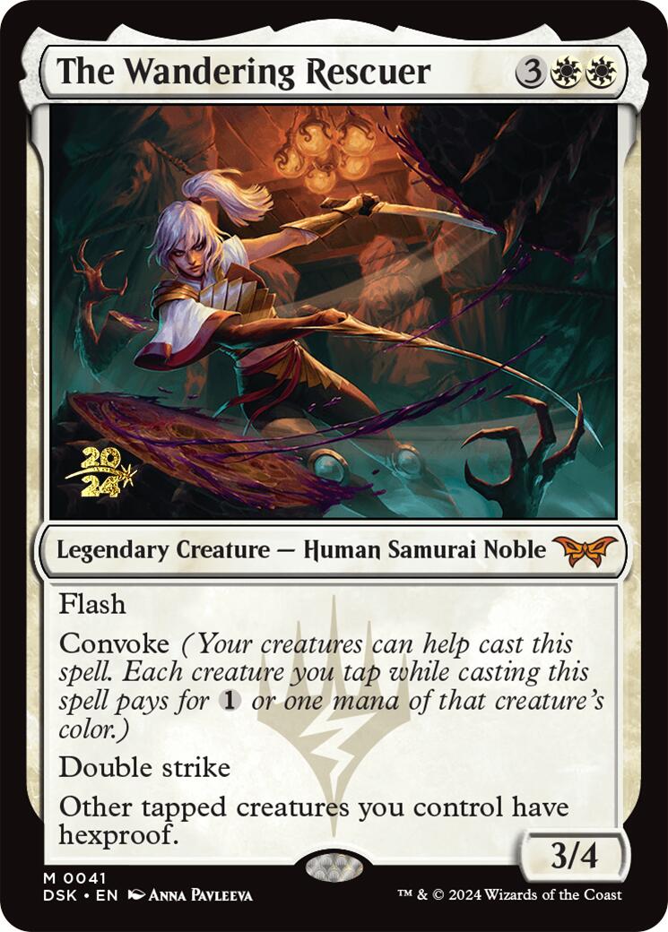 The Wandering Rescuer [Duskmourn: House of Horror Prerelease Promos] | L.A. Mood Comics and Games