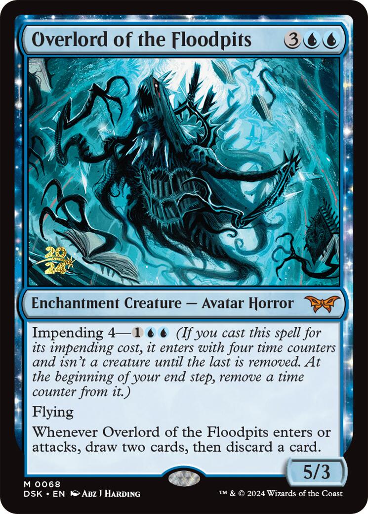 Overlord of the Floodpits [Duskmourn: House of Horror Prerelease Promos] | L.A. Mood Comics and Games