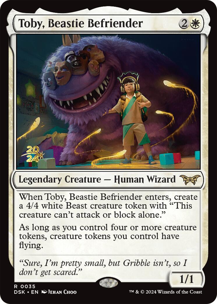 Toby, Beastie Befriender [Duskmourn: House of Horror Prerelease Promos] | L.A. Mood Comics and Games