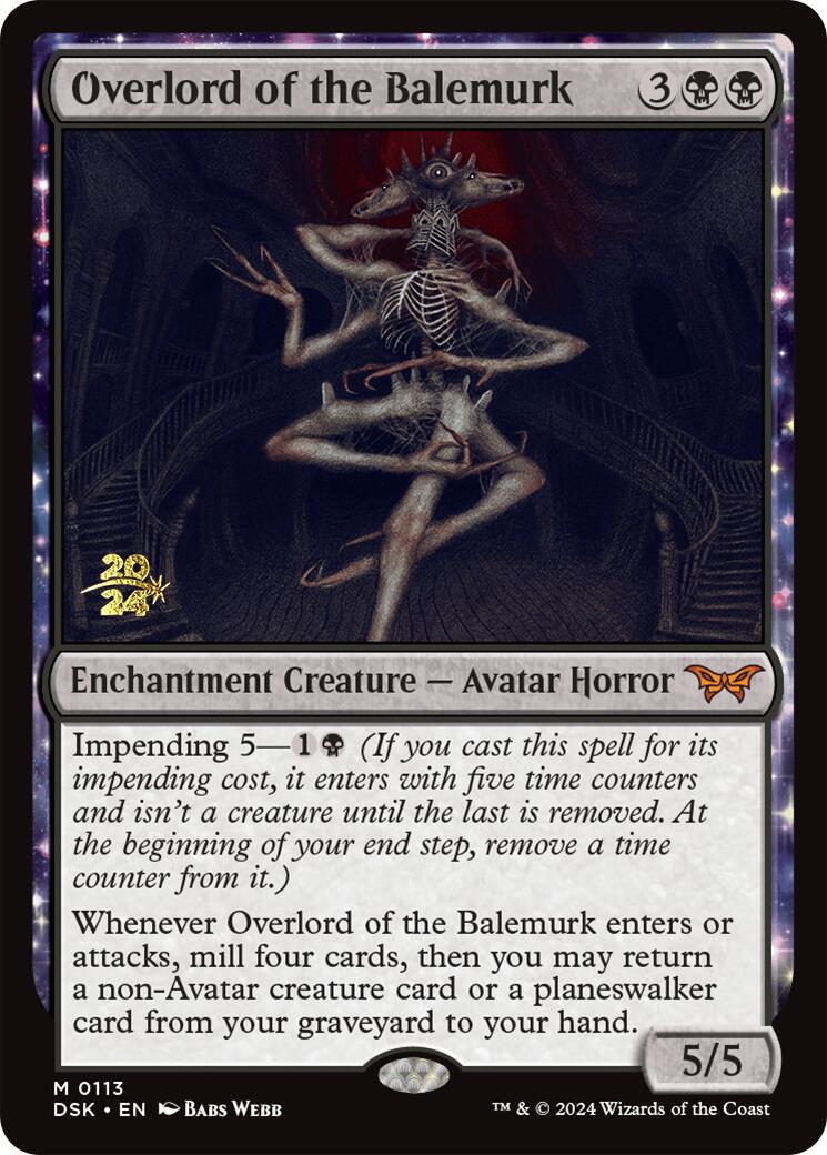 Overlord of the Balemurk [Duskmourn: House of Horror Prerelease Promos] | L.A. Mood Comics and Games