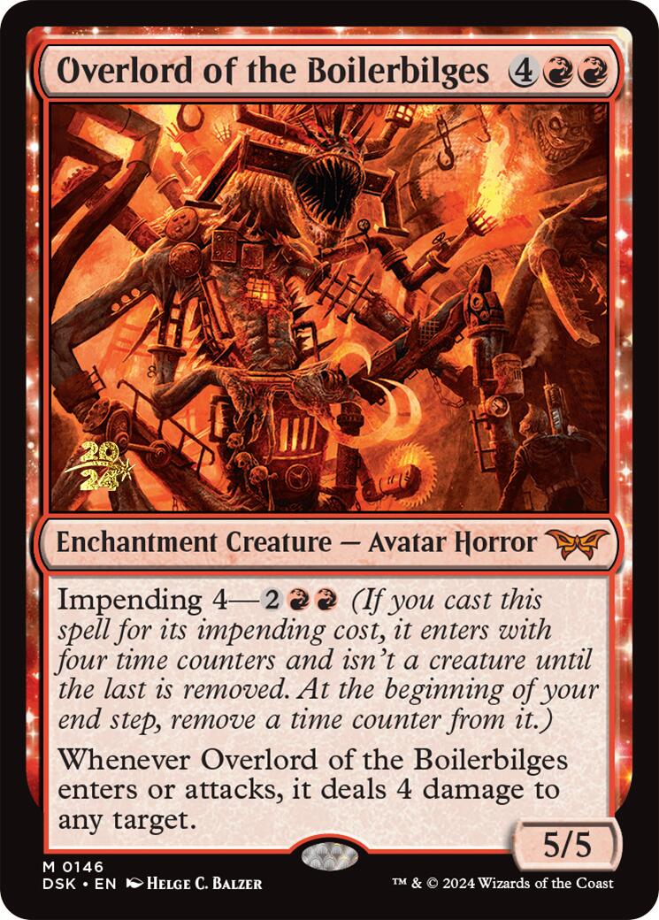 Overlord of the Boilerbilges [Duskmourn: House of Horror Prerelease Promos] | L.A. Mood Comics and Games