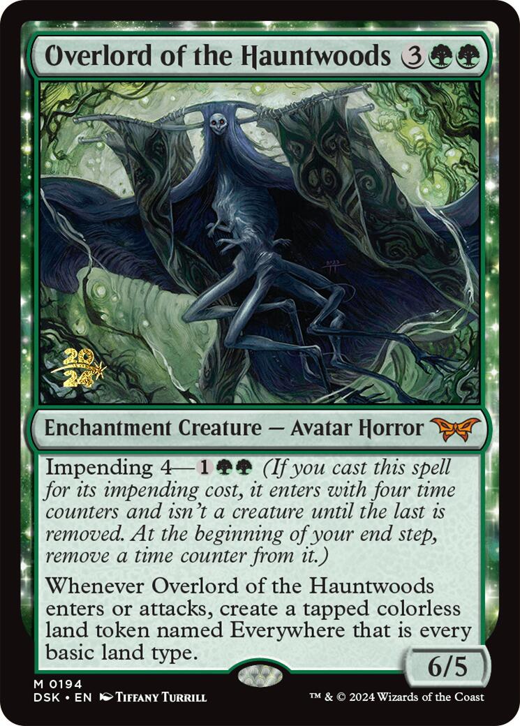 Overlord of the Hauntwoods [Duskmourn: House of Horror Prerelease Promos] | L.A. Mood Comics and Games