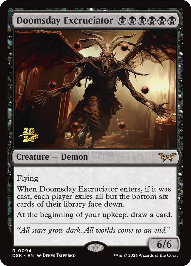 Doomsday Excruciator [Duskmourn: House of Horror Prerelease Promos] | L.A. Mood Comics and Games