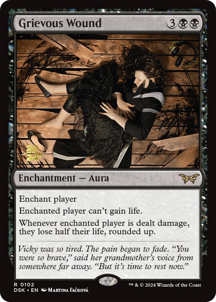 Grievous Wound [Duskmourn: House of Horror Prerelease Promos] | L.A. Mood Comics and Games