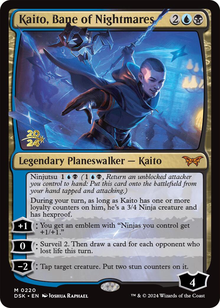Kaito, Bane of Nightmares [Duskmourn: House of Horror Prerelease Promos] | L.A. Mood Comics and Games