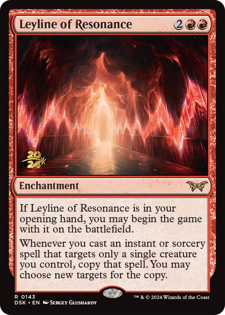 Leyline of Resonance [Duskmourn: House of Horror Prerelease Promos] | L.A. Mood Comics and Games
