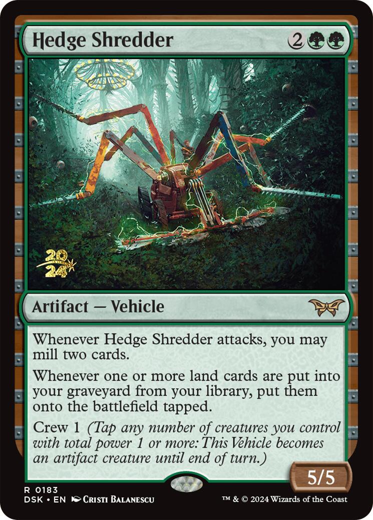 Hedge Shredder [Duskmourn: House of Horror Prerelease Promos] | L.A. Mood Comics and Games