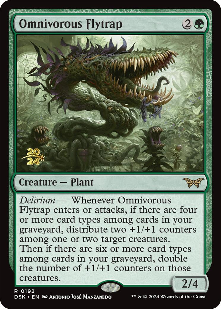 Omnivorous Flytrap [Duskmourn: House of Horror Prerelease Promos] | L.A. Mood Comics and Games