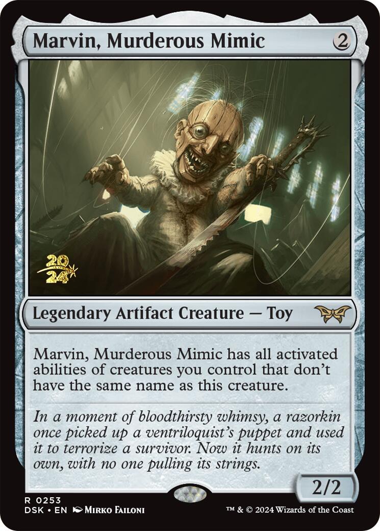 Marvin, Murderous Mimic [Duskmourn: House of Horror Prerelease Promos] | L.A. Mood Comics and Games