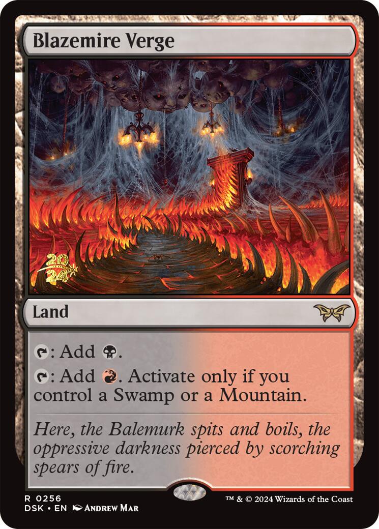 Blazemire Verge [Duskmourn: House of Horror Prerelease Promos] | L.A. Mood Comics and Games