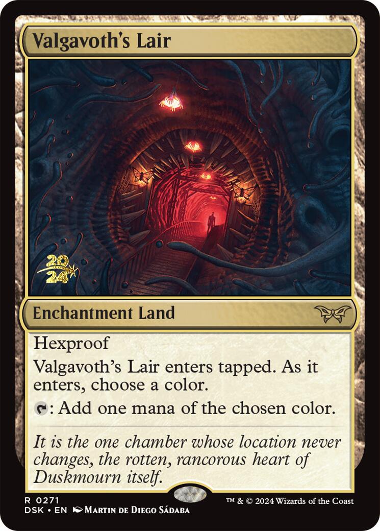Valgavoth's Lair [Duskmourn: House of Horror Prerelease Promos] | L.A. Mood Comics and Games