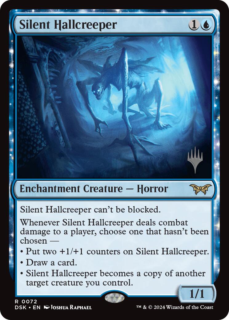 Silent Hallcreeper (Promo Pack) [Duskmourn: House of Horror Promos] | L.A. Mood Comics and Games