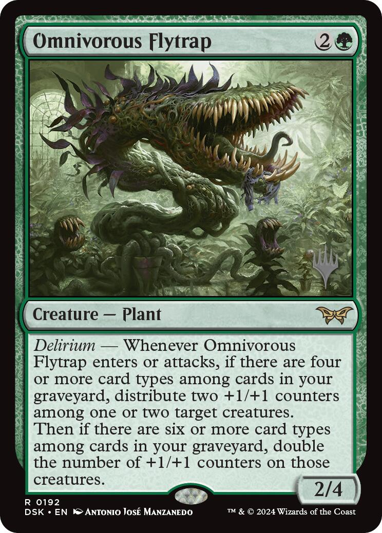 Omnivorous Flytrap (Promo Pack) [Duskmourn: House of Horror Promos] | L.A. Mood Comics and Games