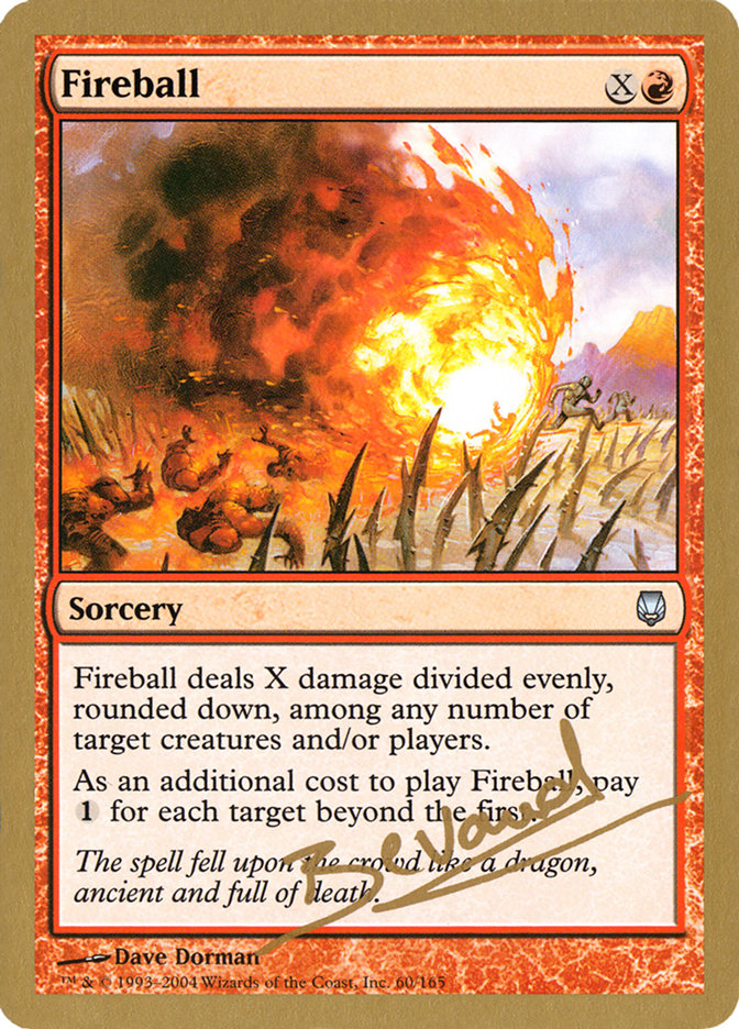 Fireball (Manuel Bevand) [World Championship Decks 2004] | L.A. Mood Comics and Games