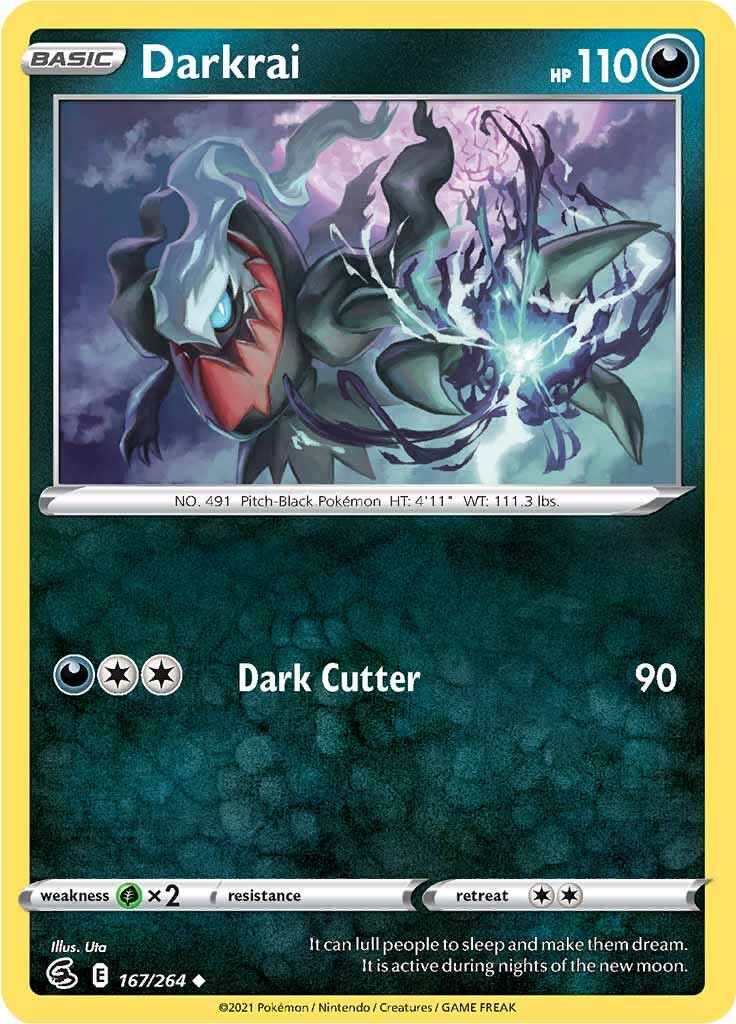 Darkrai (167/264) [Sword & Shield: Fusion Strike] | L.A. Mood Comics and Games