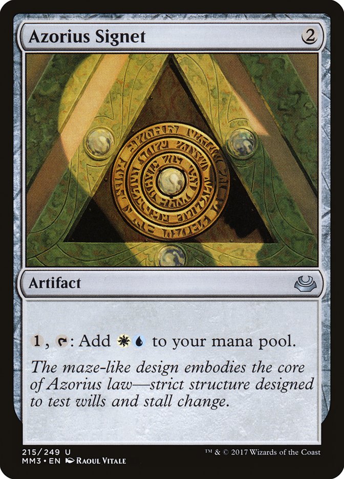 Azorius Signet [Modern Masters 2017] | L.A. Mood Comics and Games
