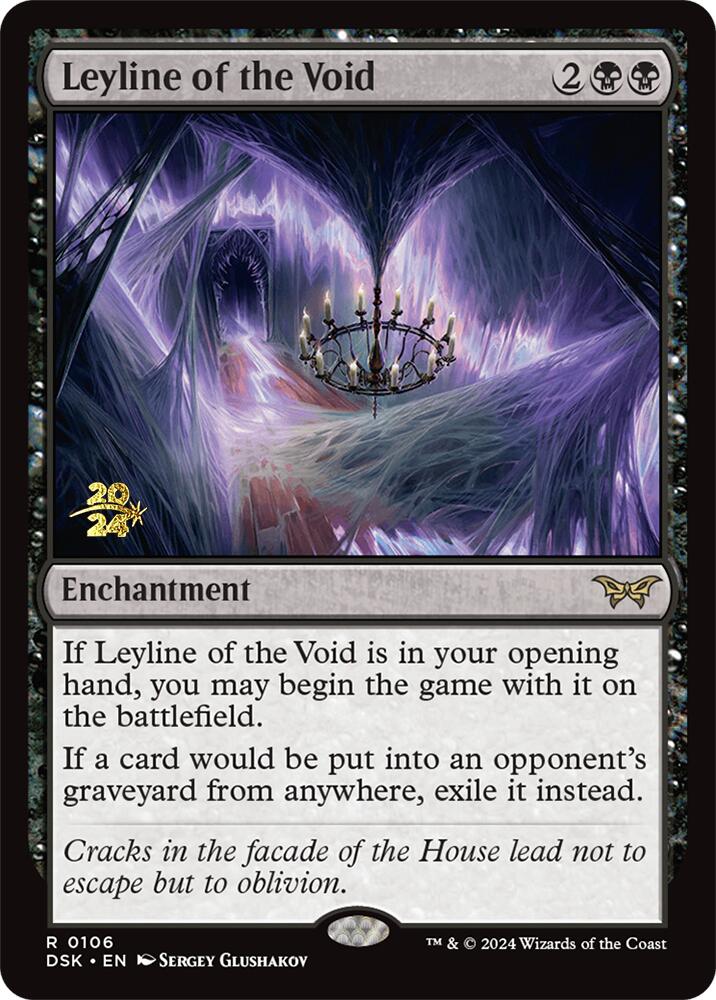 Leyline of the Void (0106) [Duskmourn: House of Horror Prerelease Promos] | L.A. Mood Comics and Games