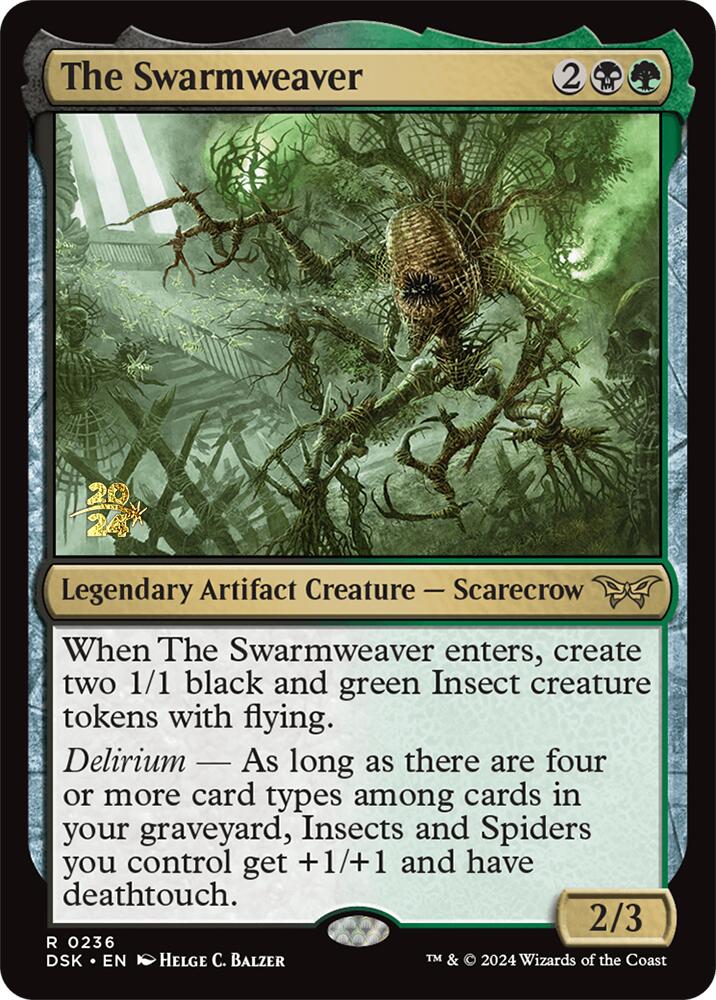 The Swarmweaver (0236) [Duskmourn: House of Horror Prerelease Promos] | L.A. Mood Comics and Games