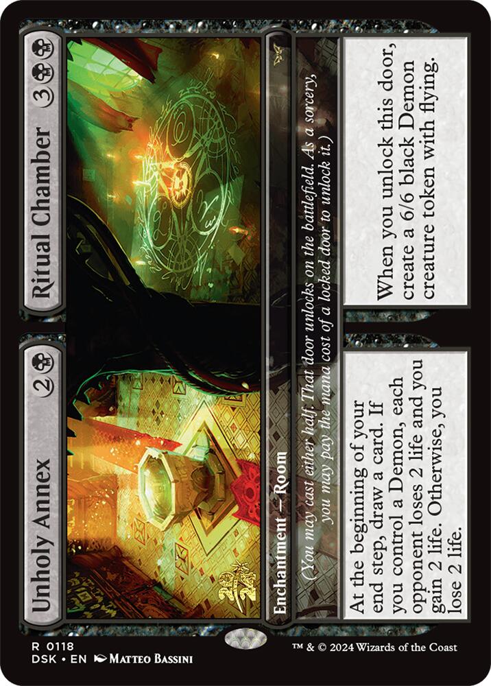 Unholy Annex // Ritual Chamber [Duskmourn: House of Horror Prerelease Promos] | L.A. Mood Comics and Games