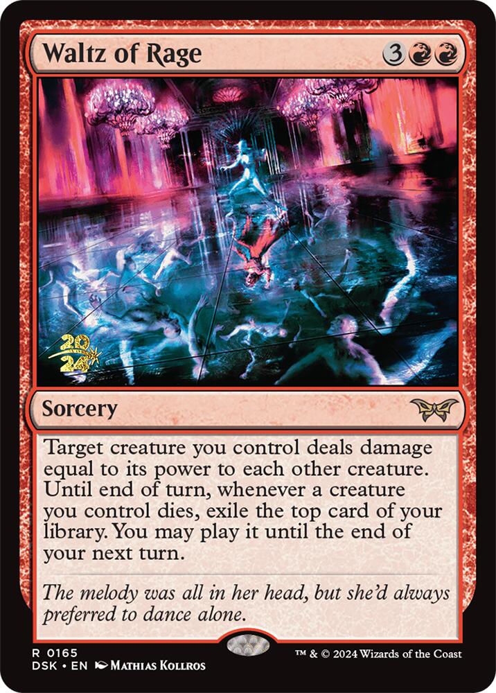 Waltz of Rage [Duskmourn: House of Horror Prerelease Promos] | L.A. Mood Comics and Games