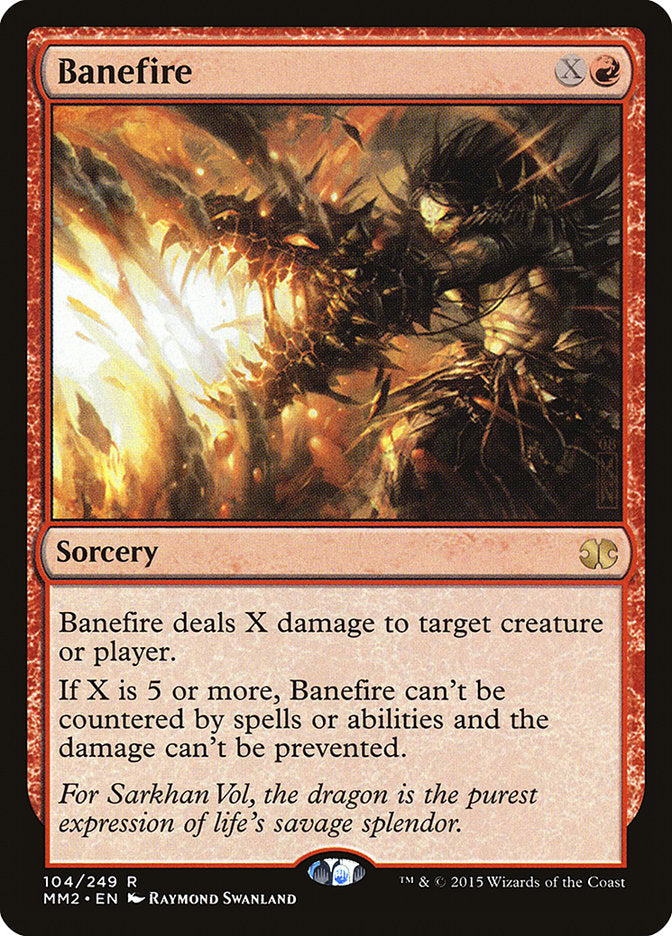 Banefire [Modern Masters 2015] | L.A. Mood Comics and Games