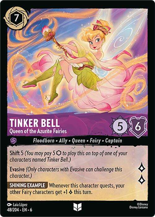 Tinker Bell - Queen of the Azurite Fairies (48/204) [Azurite Sea] | L.A. Mood Comics and Games