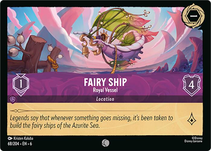 Fairy Ship - Royal Vessel (68/204) [Azurite Sea] | L.A. Mood Comics and Games