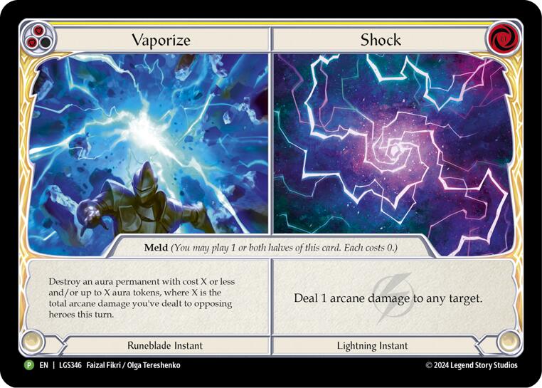 Vaporize // Shock - LGS346 [LGS346] (Promo)  Cold Foil | L.A. Mood Comics and Games