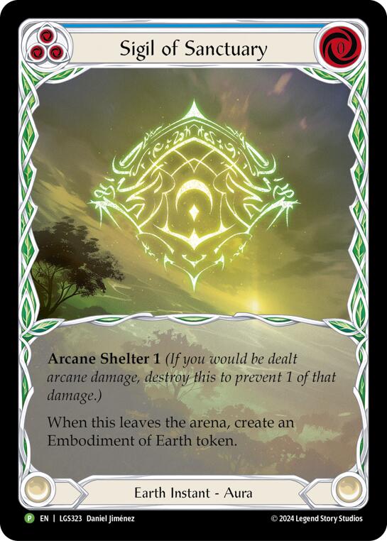 Sigil of Sanctuary (Extended Art) [LGS323] (Promo)  Rainbow Foil | L.A. Mood Comics and Games