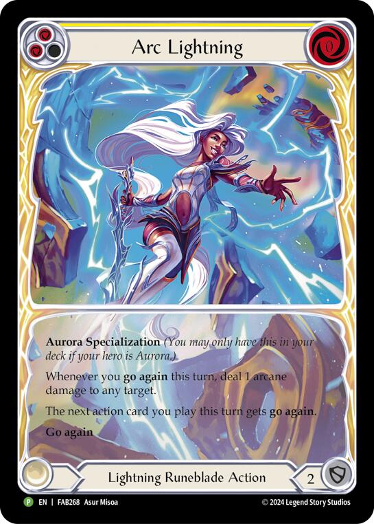 Arc Lightning (Extended Art) - FAB268 [FAB268] (Promo)  Rainbow Foil | L.A. Mood Comics and Games