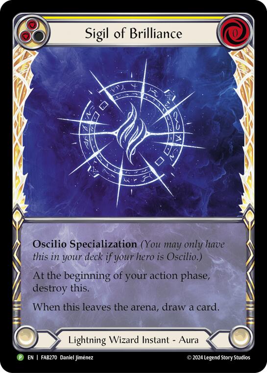 Sigil of Brilliance (Extended Art) [FAB270] (Promo)  Rainbow Foil | L.A. Mood Comics and Games