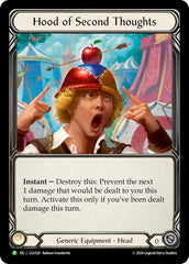 Hood of Second Thoughts - LGS320 [LGS320] (Promo)  Rainbow Foil | L.A. Mood Comics and Games