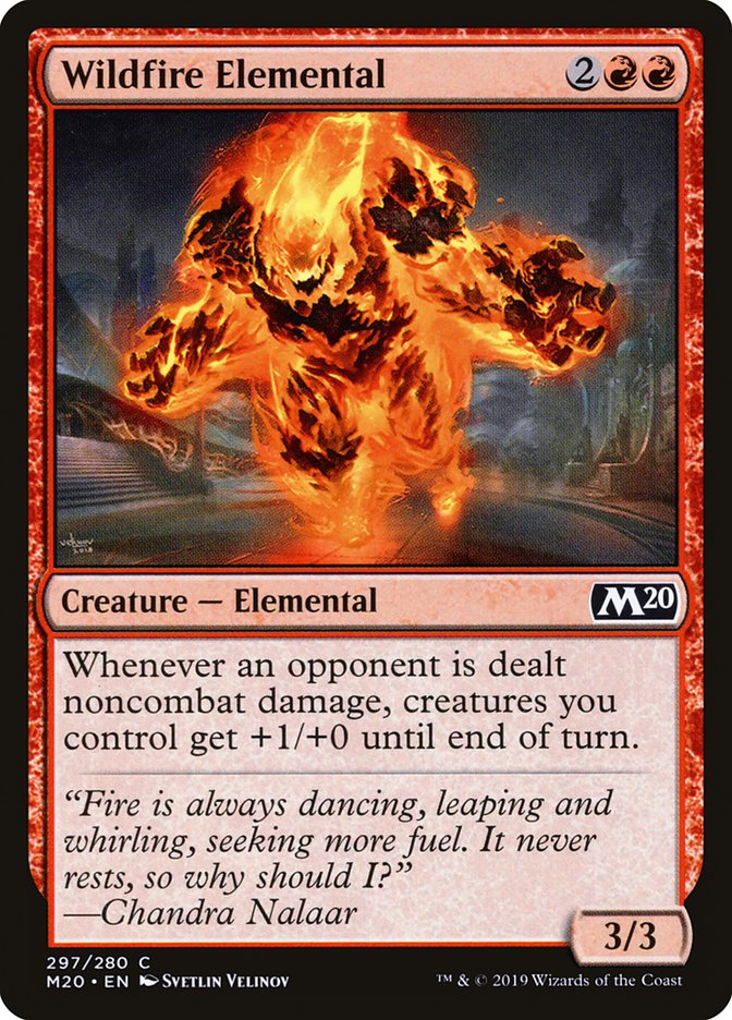 Wildfire Elemental [Core Set 2020] | L.A. Mood Comics and Games