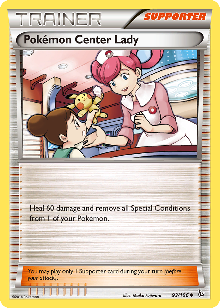 Pokemon Center Lady (93/106) [XY: Flashfire] | L.A. Mood Comics and Games
