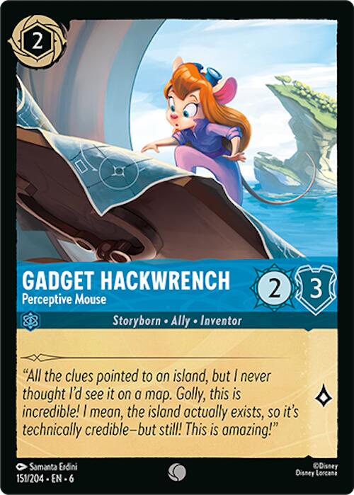 Gadget Hackwrench - Perceptive Mouse (151/204) [Azurite Sea] | L.A. Mood Comics and Games